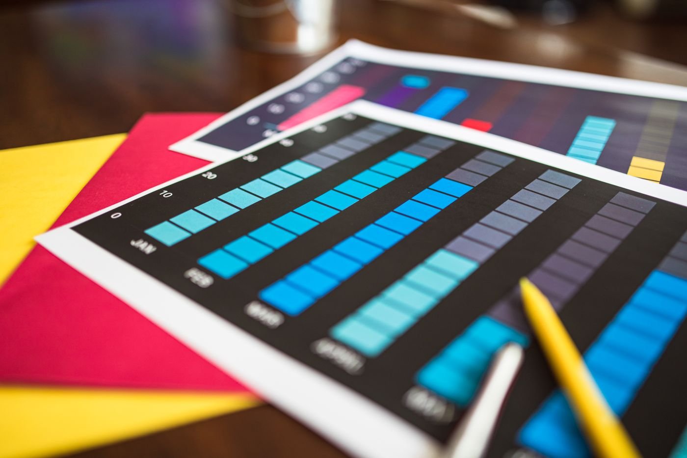 A colourful infographic laid out in print