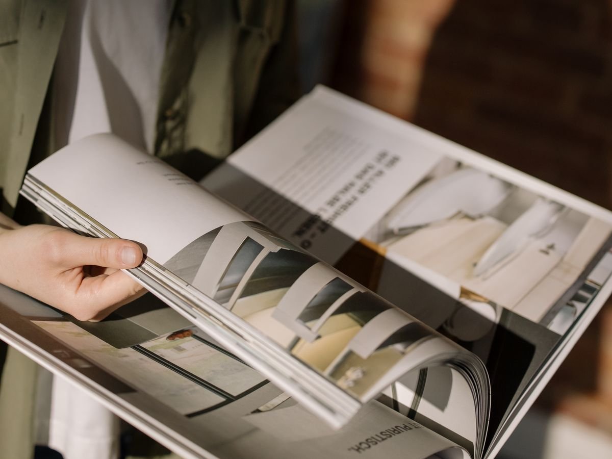 Catalogue & Brochure Design An open printed product catalogue