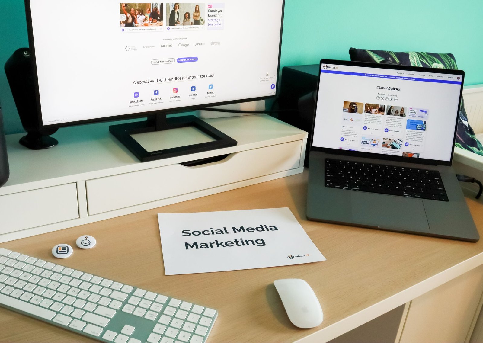 Effective Blog Promotion: Strategies to Increase Your Reach Stylish Workspace With Laptop And Monitor For